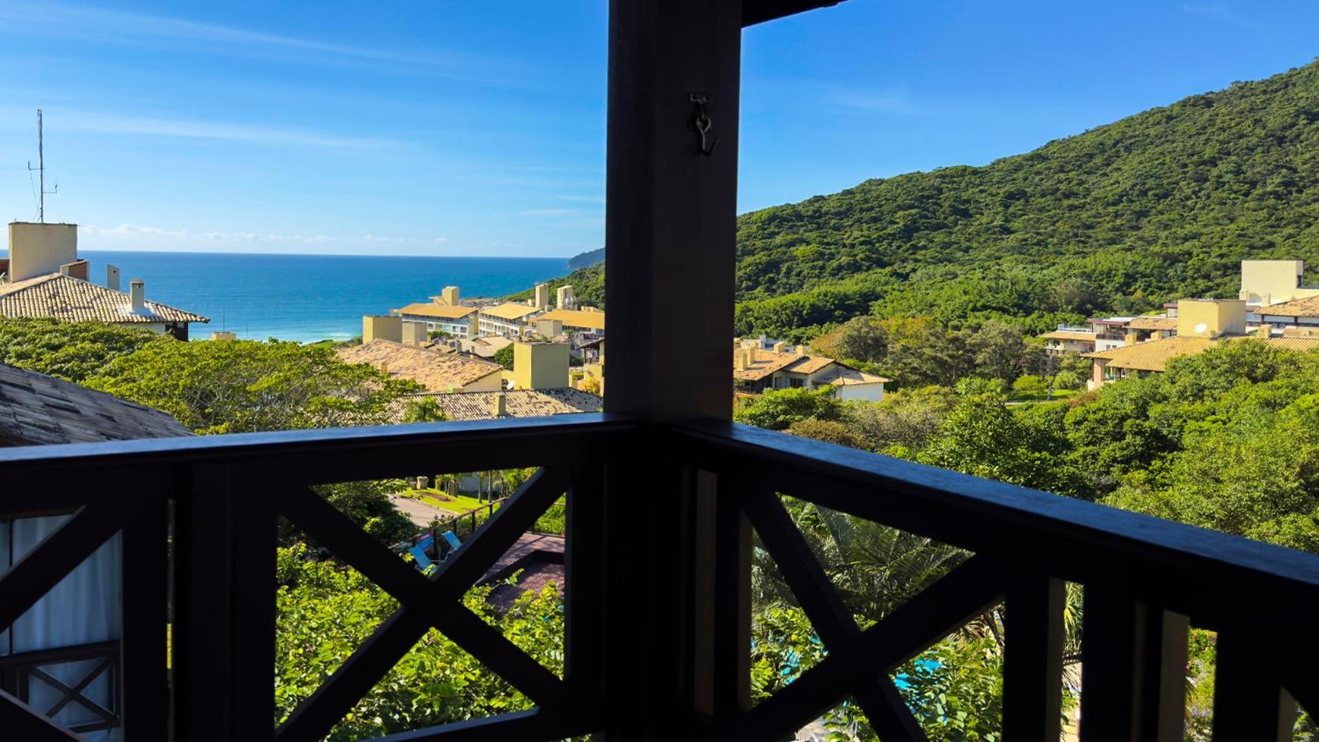 Costao Do Santinho Resort All Inclusive Florianopolis Room photo View of the beach from the hotel