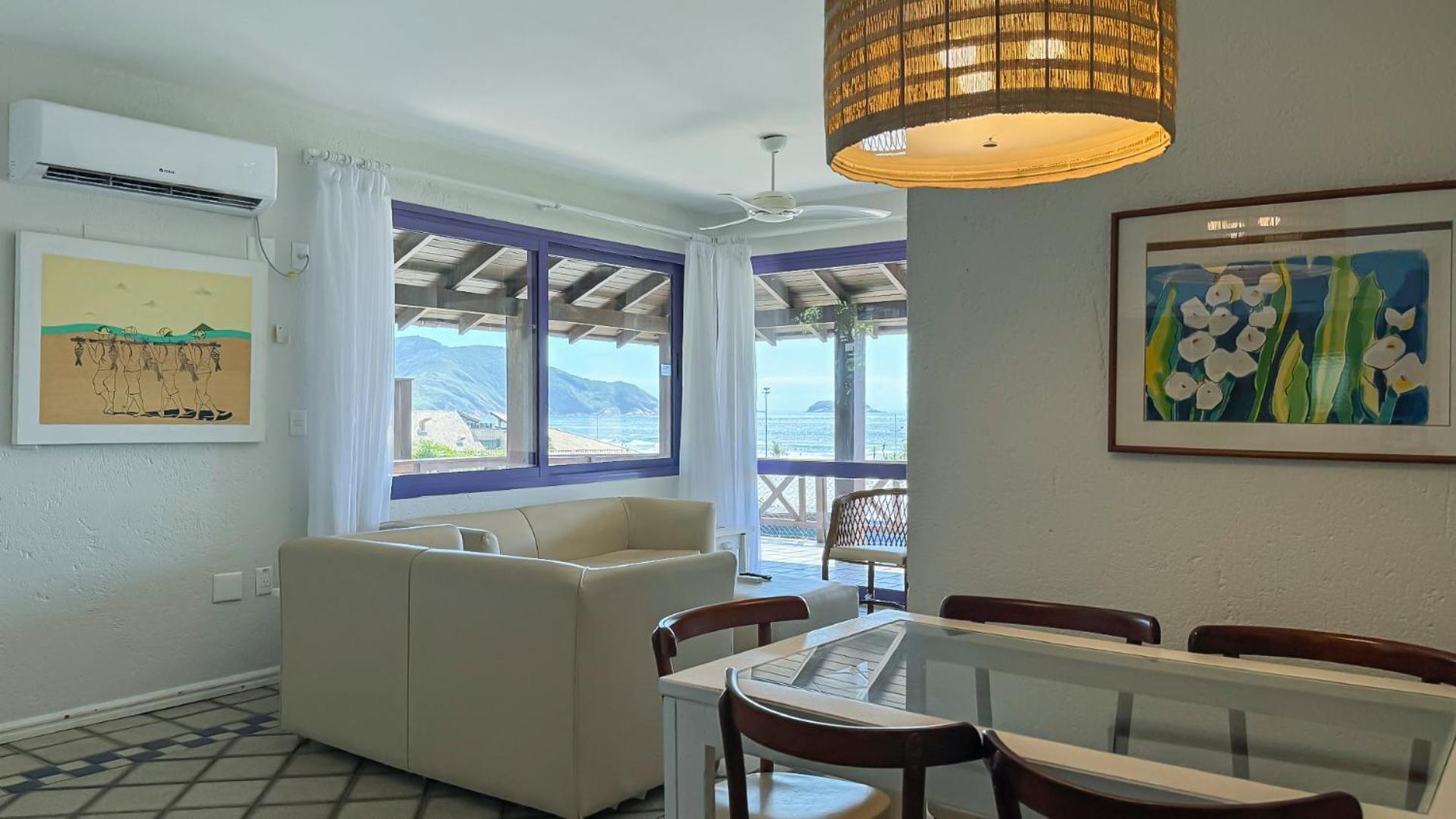 Costao Do Santinho Resort All Inclusive Florianopolis Room photo A living room in a condominium